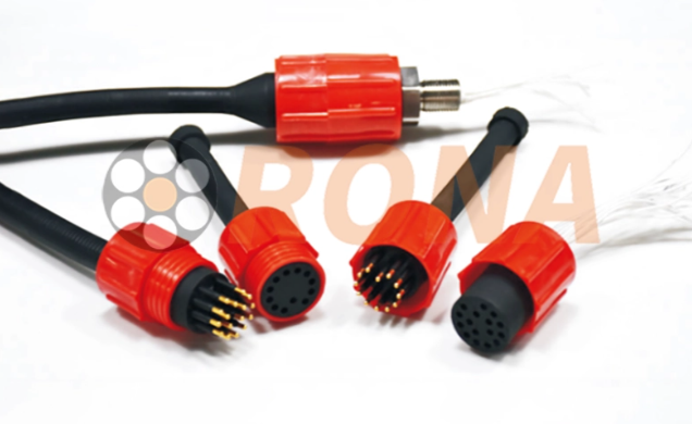 Conector el&eacute;ctrico submarino Wet-Mate de caucho