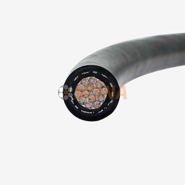 Cable estanque resistente a la presi&oacute;n longitudinal para equipos submarinos