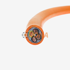 Bajo voltaje 0.6/1kV HFMVP 4G16 Cable de alimentaci&oacute;n de cadena (vaina de PVC) protegido para la automatizaci&oacute;n industrial