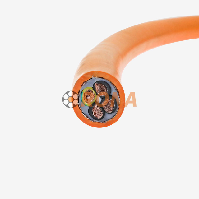 Bajo voltaje 0.6/1kV HFMVP 4G16 Cable de alimentaci&oacute;n de cadena (vaina de PVC) protegido para la automatizaci&oacute;n industrial