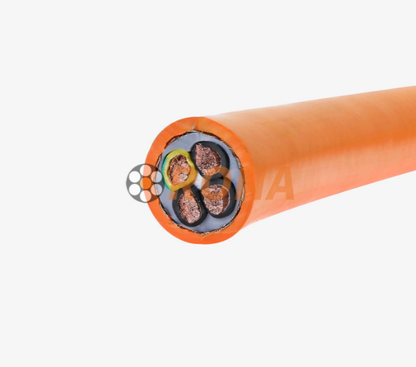 Cable de alimentaci&oacute;n de cadena blindado de PVC 0.6/1kV HFMVP 4G16
