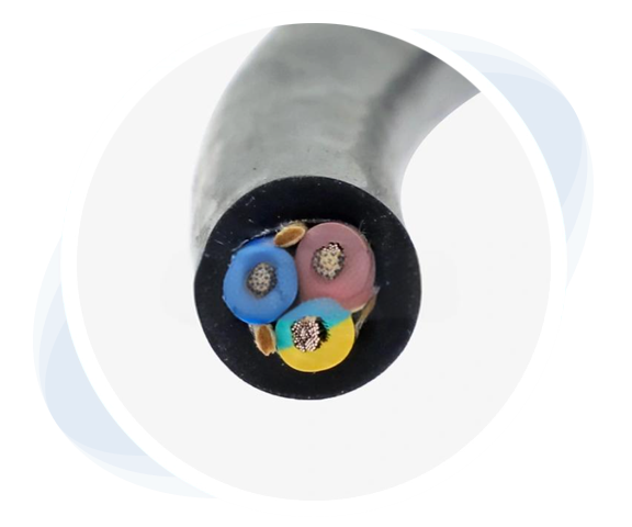 Cable de goma de silicona