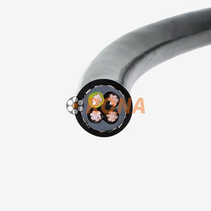 Cable de cadena de arrastre de potencia blindado PUR HFMUP 4G4 mm&sup2;