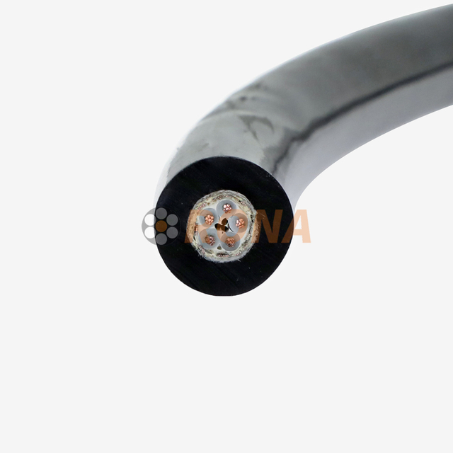 RONA BAJO VOLTAJE REZH 5*0.5 mm2 Cable de agua resistente a la presi&oacute;n longitudinal para equipos submarinos