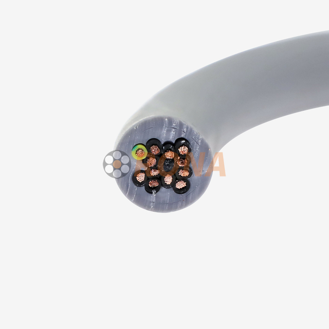 Cables de cadena de arrastre de PVC protegidos 12G0 75 para estacionamiento automatizado