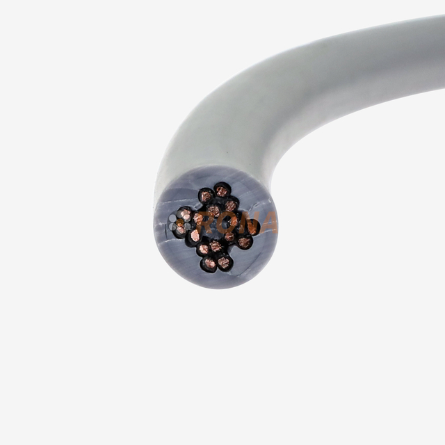 Rona HFV 10*1.5 mm2 Cables de cadena de arrastre de la chaqueta exterior PVC para rob&oacute;tica, m&aacute;quina CNC