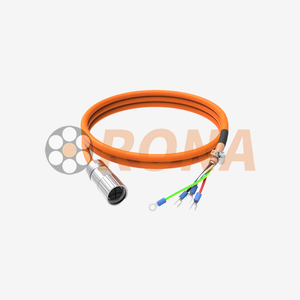 Conjunto de conector de cable de servoaccionamiento de alta flexibilidad: resistente al aceite, con protecci&oacute;n EMI para sistema de cables