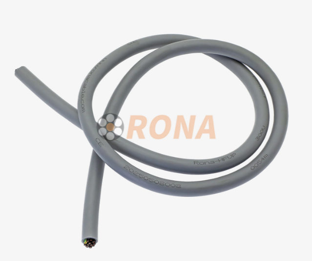 Cable de control de cadena de arrastre de PVC blindado 300/500V HFV 12G1mm&sup2;